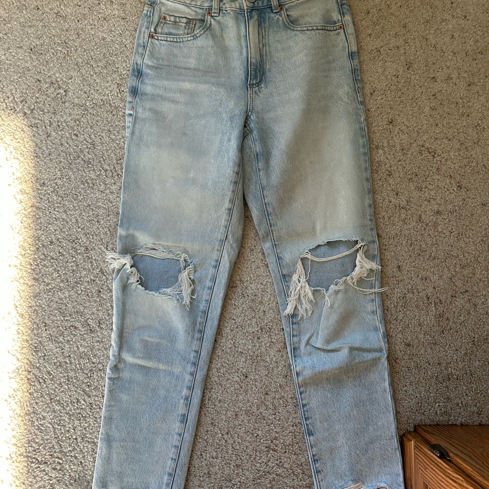 Garage light wash jeans